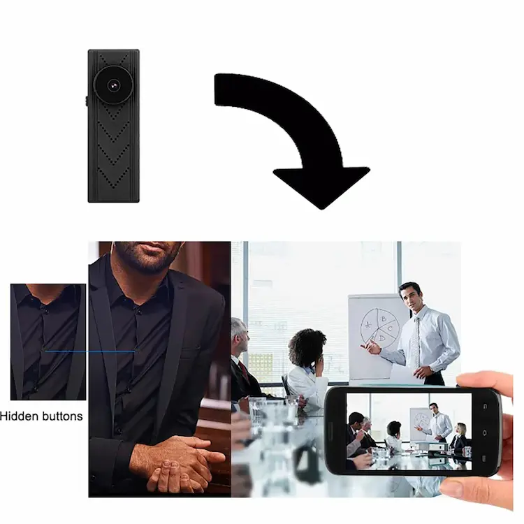 Potente Cámara Botón Espía Wifi 4K 1080p - Transmisión en Vivo 4 | Latino Seguridad Potente Cámara Botón Espía Wifi 4K 1080p - Transmisión en Vivo | Latino Seguridad