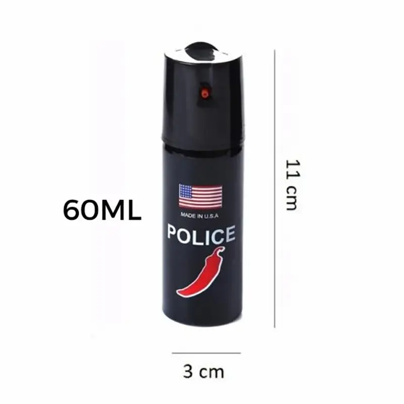 Gas Pimienta Spray Defensa Personal 110ml - Protección Policial 3 | Latino Seguridad Gas Pimienta Spray Defensa Personal 110ml - Protección Policial | Latino Seguridad
