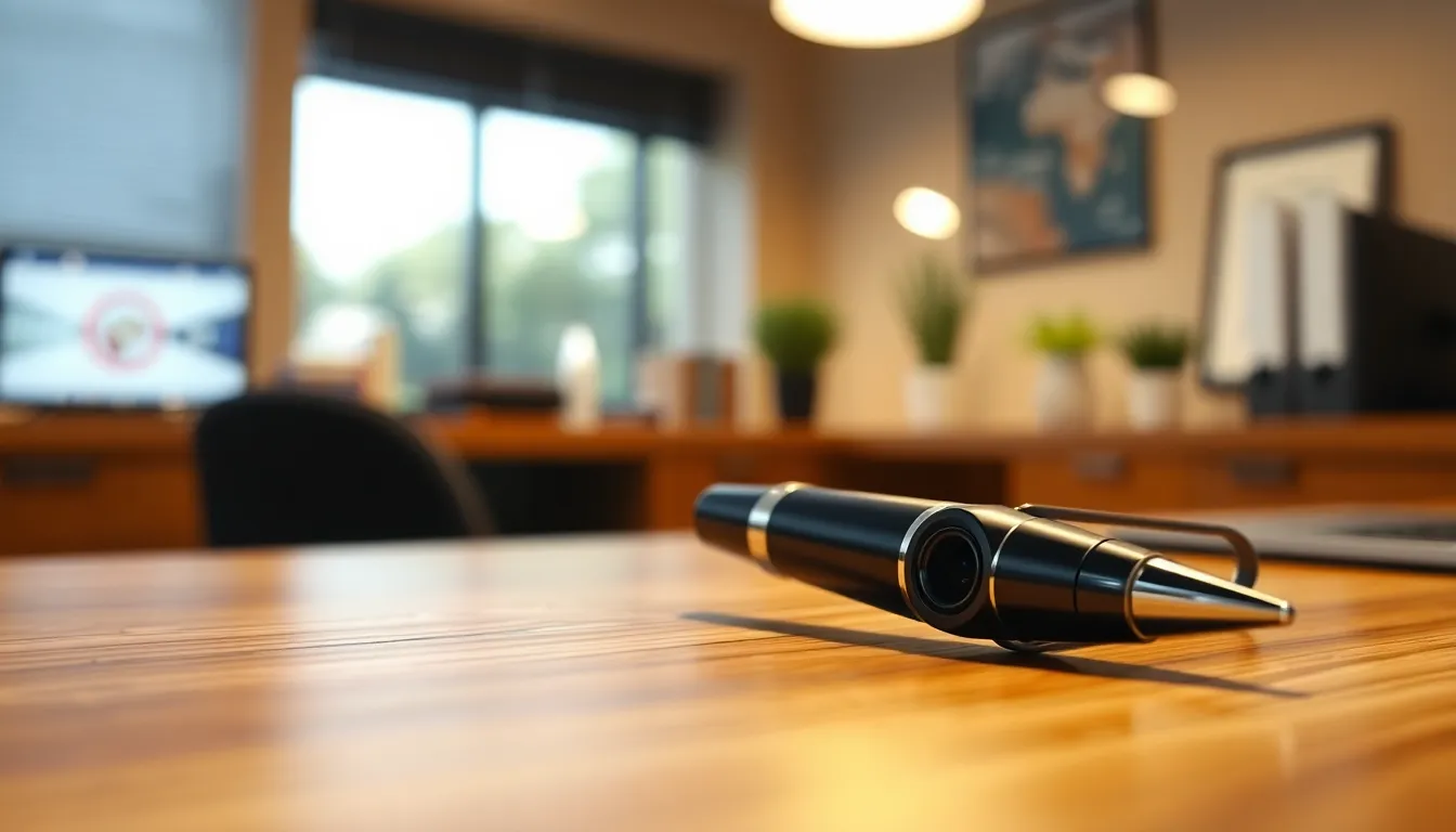 ¿Cómo funciona un bolígrafo espía? Tecnología y funcionamiento del lapicéro espía 3 | Latino Seguridad lapicero espía como funciona