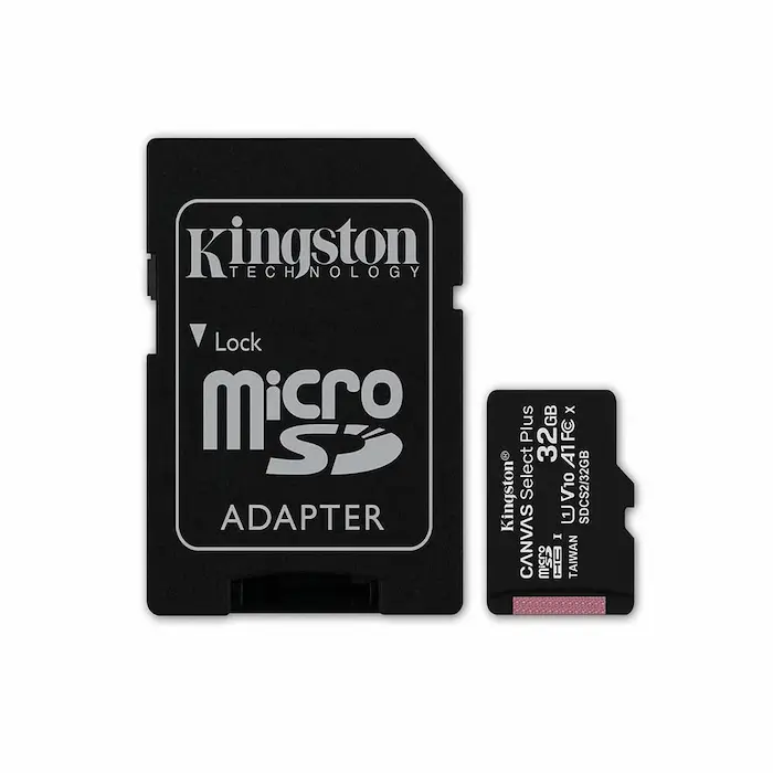 Memoria MicroSD 32GB Para Cámara Espía Kingston | Latino Seguridad