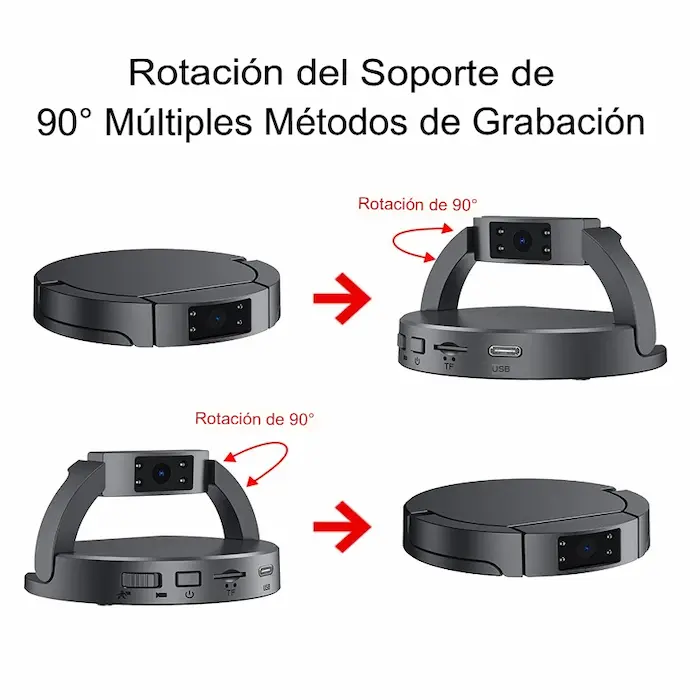 Mini Cámara Oculta Lince Full HD 1080p con Visión Nocturna | Latino Seguridad
