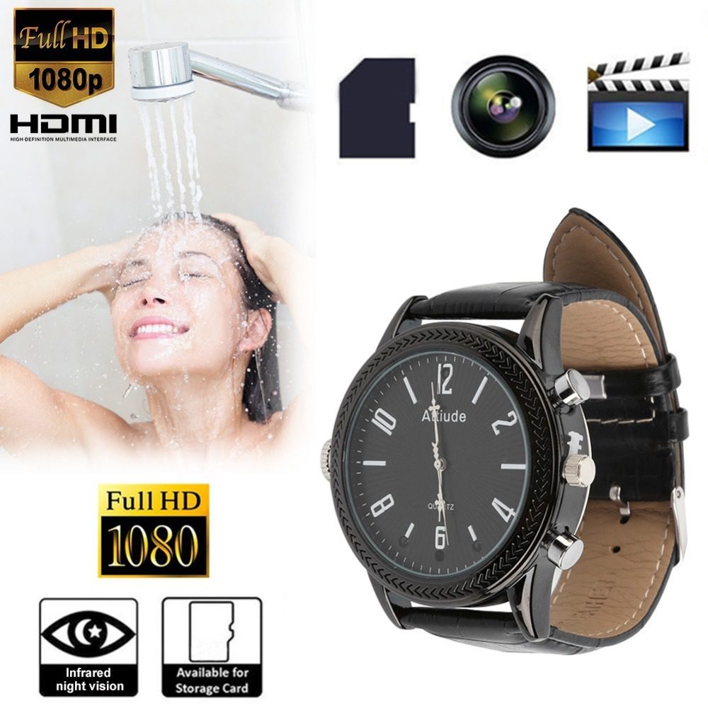 Mini Cámara Reloj de Mano Full Hd 1080p con Correa de Cuero